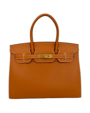 Hermès Birkin 30 Gouden Hardware in Bruin Togo Leer