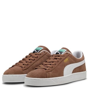 Puma Suede Classic Haute Koffie/Wit Sneakers