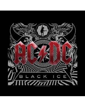 AC/DC Zwart ijs bandana (Zwart/Wit/Rood)