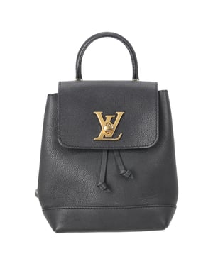 Louis Vuitton LV Mini Lockme rugzak in zwart leer
