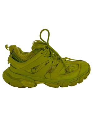 Balenciaga Track sneakers in neongeel polyurethaan