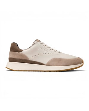 Cole Haan GrandPro Luxe Mile Trainer Bruine Leren Sneakers voor Heren - C44518