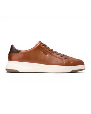 Cole Haan GrandPro Luxe Mile Trainer voor heren bruine leren sneakers - C42753