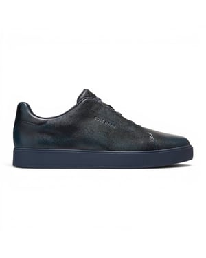 Cole Haan GrandPro Luxe Mile Trainer voor heren Blauwe Leren Sneakers - C44436