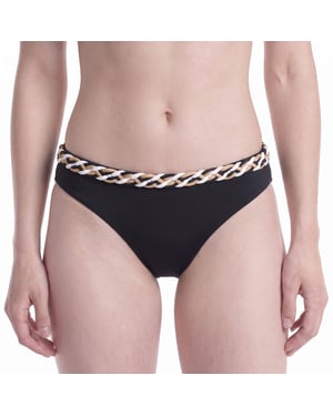 Dames Bikini Onderstuk met Gevlochten Tailleband 50561359