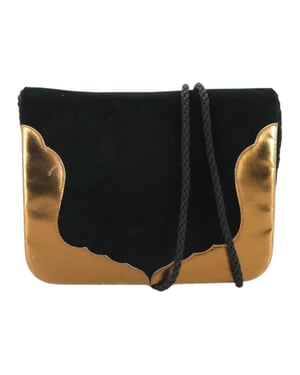 Yves Saint Laurent Vintage Velours Schoudertas Avondtas