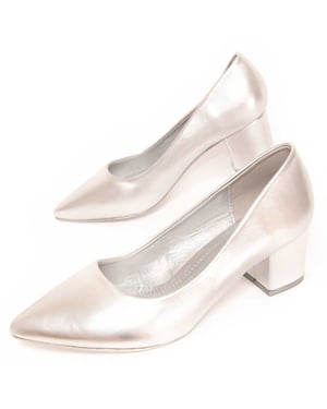 Montevita Salclasic2 schoen met hak, zilverkleurig