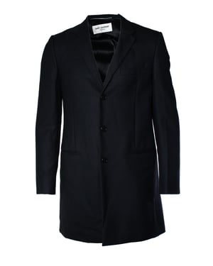 Saint Laurent, zwarte visgraat blazerjak 2018