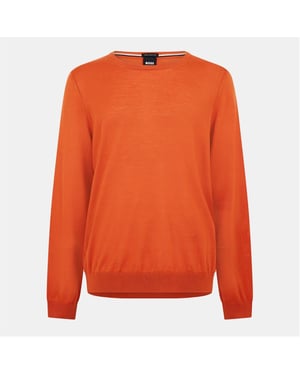 Hugo Boss Heren Leno-P Trui (Donker Oranje)