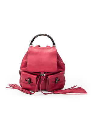 Medium Bamboo Tassel Backpack   schoudertas