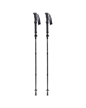 Vouwbare Carbon Polen Set Lichtgewicht Compact 5 Secties Wandelen Trekking Stokken