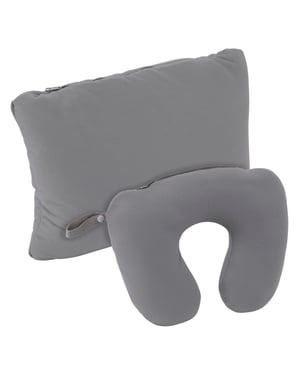 Deluxe 2-in-1 Kussen Wandelen Buitensport Reis Nek- en Slaaphulp
