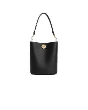 Coccinelle Embracing Tas Zwart/Cognac