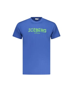 Ice Iceberg Bold Logo Blauw T-shirt