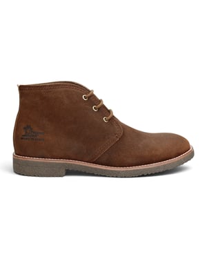 Panama Jack Waterdichte Desert Boots met Veters van Bruin Leer voor Heren - Gael C38