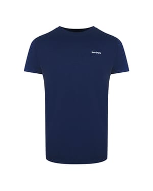 Korte Mouwen T-shirt in Marineblauw