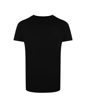 Korte Mouwen T-shirt in Zwart