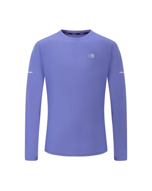 Karrimor Heren-T-shirt met lange mouwen en reflecterende details (Baja Blauw)