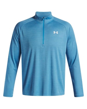 Under Armour Heren Tech Textured Half Zip Top (Etherisch Blauw)