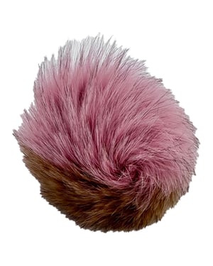 Fendi Pom Pom tashanger van veelkleurig vossenbont