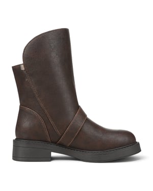 Blowfish Malibu dames winter bikerlaarzen van bruin kunstleer - Venice-Cozy