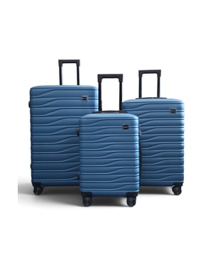 Hardshell blauwe 8-wielige bagagekoffer Tas Koffer - Voyage