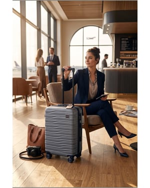 Hard Shell Koffiecabine 48 x 37 x 20 cm Veilige Bagagekoffer - Vespera