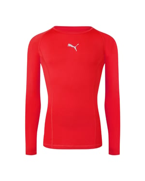 Puma Heren Liga Langsleeve T-shirt (Rood)