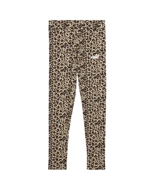 Puma Meisjes Legging met Luipaardprint (Amandel)