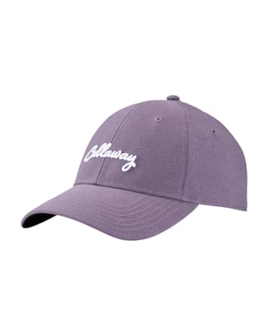Callaway Geborduurd Logo Magnetische Ball Marker Golfcap (Lavendel Paars)