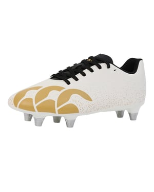 Canterbury Voetballaarzen voor kinderen (Wit)