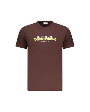 Iceberg Neon Katoenen T-Shirt voor Mannen