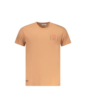 Iceberg Marrone Katoenen Heren T-Shirt
