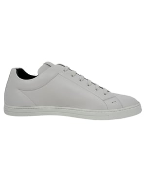 Fendi lage sneakers met logo-print in wit leer