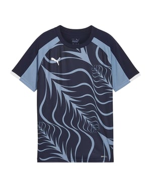 Puma Kinder Individual Liga Graphic Print T-shirt (Marineblauw)
