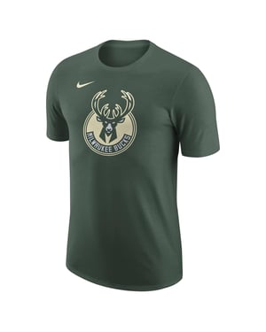 Nike Heren Milwaukee Bucks Korte Mouwen T-Shirt (Fir)