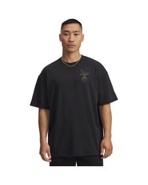 Under Armour Heren-T-shirt met 'Project Rock'-print (Zwart)