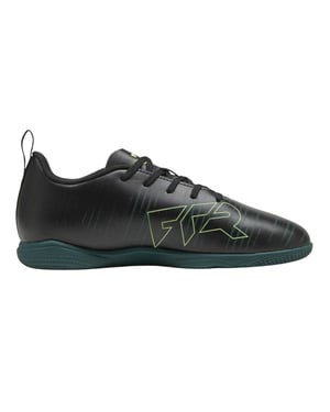 Puma Kinder Future 8 Play Indoor Voetbalschoenen (Zwart/Groen)