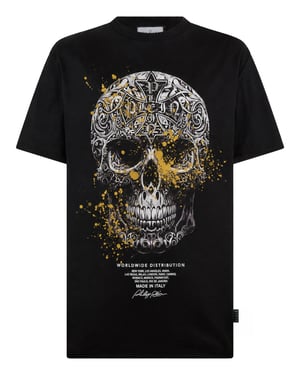 T-Shirt Met Ronde Hals En Korte Mouwen Skull