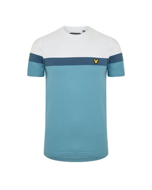 Lyle & Scott Heren Geborduurd T-shirt met logo (Wit)