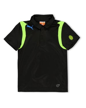 Puma King Evospeed-poloshirt voor kinderen (Zwart)