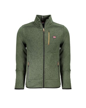 Noorwegen 1963 Groene Polyester Heren Sweatshirt