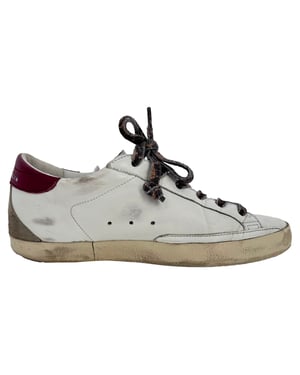Golden Goose Super-Star Sneakers in Witte Leer