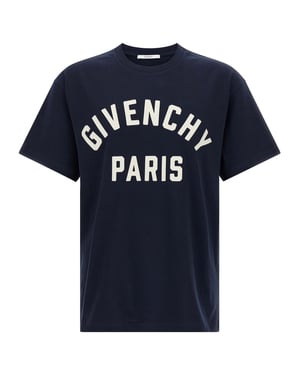 Givenchy Blauwe Katoenen T-Shirt