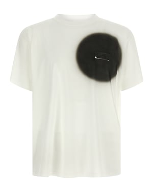 MM6 Maison Margiela Witte Katoenen T-shirt