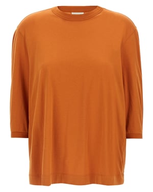Dries Van Noten Oranje Katoenen T-Shirt