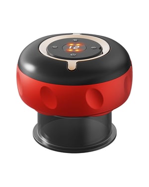 3-in-1 elektrisch verwarmend cuppingapparaat met massage en rood licht