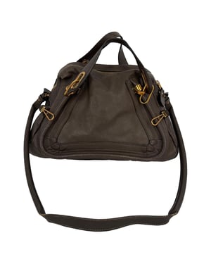 Chloé Paraty Medium tas in grijs leer