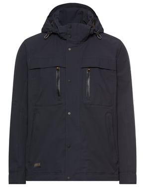 parka jas Camel active navy met capuchon