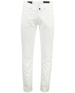 pantalon Pierre Cardin wit 5-pocket model normale fit Lyon Tapered